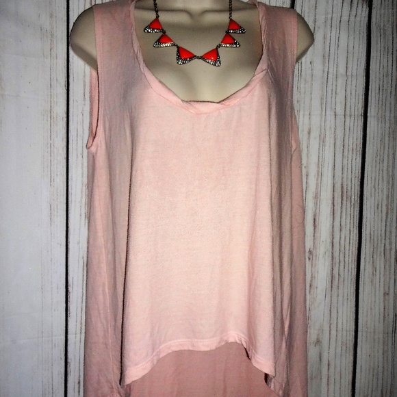 Pam & Gela Tops - PAM & GELA Sleeveless Hi Lo Tee